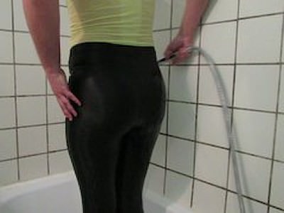 Wet Spandex Pants